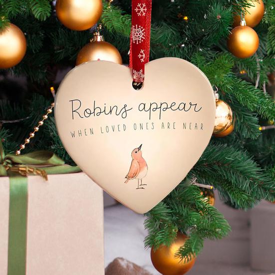 Láska srdce Tag Ornament pro vánoční akrylové řemeslné dekorace strom auto zpětné zrcátko sváteční party