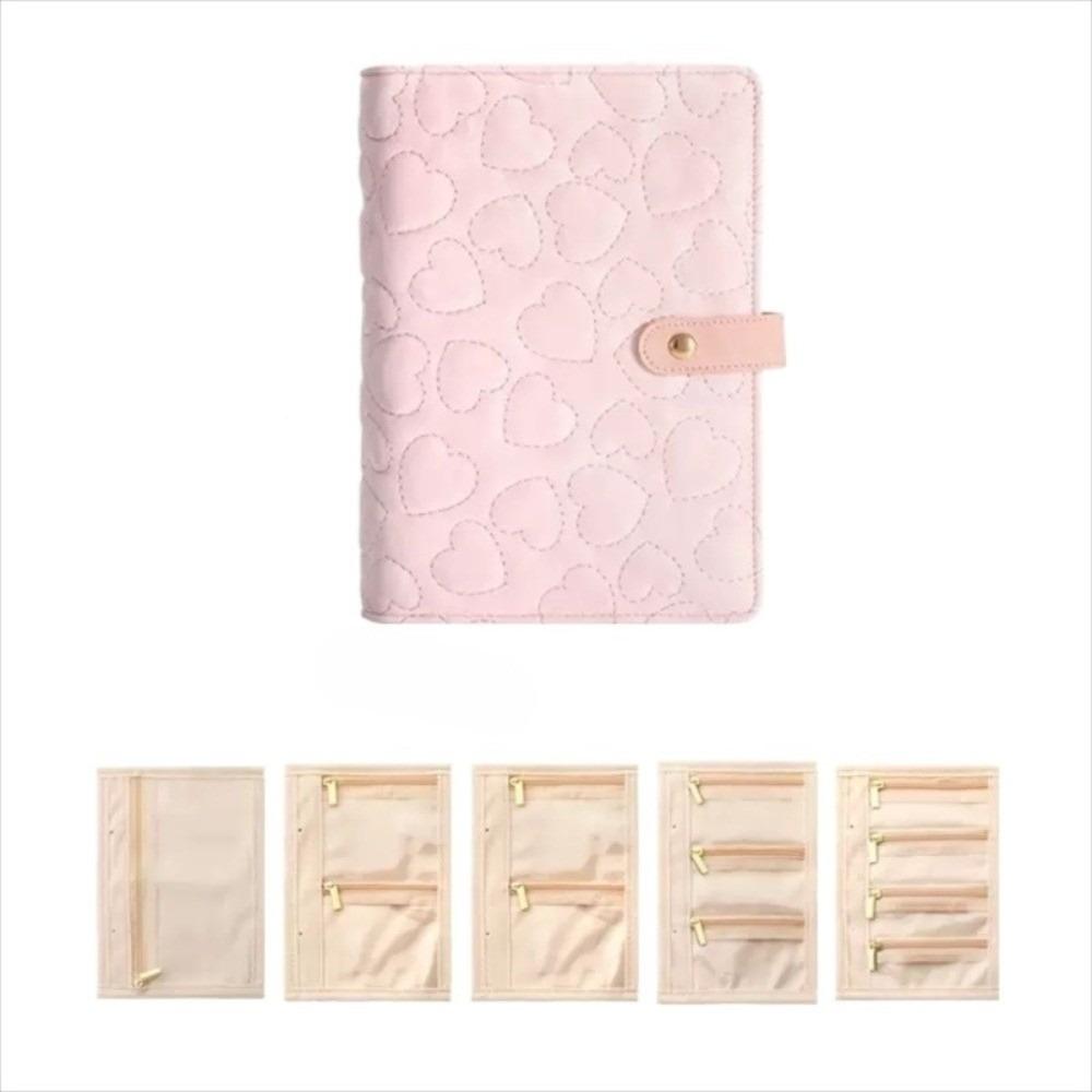 Love Heart Jewelry Storage Book Leather Jewelry Packaging Brochure  Travel