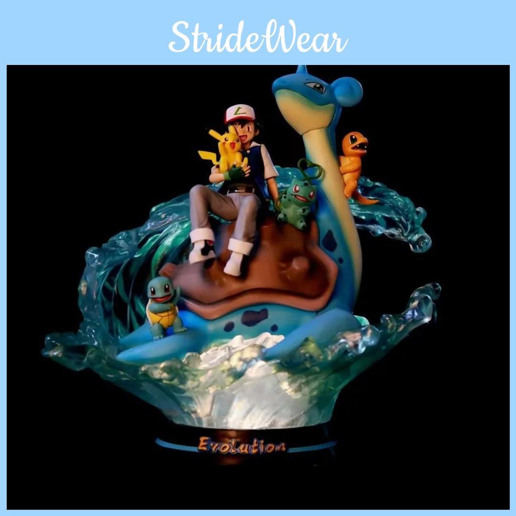 Entzückender Gk Haustiergeist Leuchtender Ash Ketchum Froakie Familie Pvc Figur Modell Spielzeug