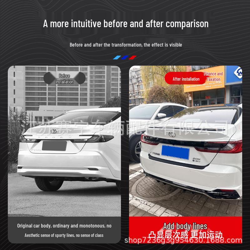 Ninth Generation Toyota Camry 2024 High Trim No-Drill Rear Spoiler