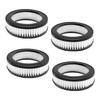 Replacement Filter Set 4 HEPA for Eureka NEC280TL / NEC285GR Bagged Canister Vacuum Cleaner No Tools Required for Installation