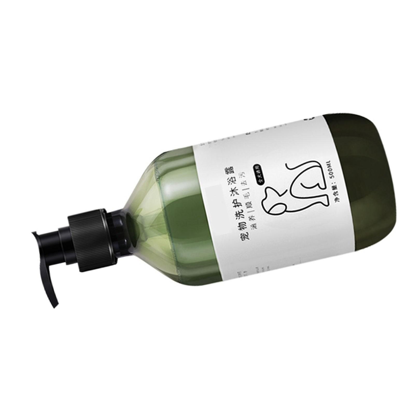 

500 мл Шампунь для домашних животных Удаление запаха Мягкое очищение шерсти Увлажняющий Питательный Шампунь для душа для домашних животных для Собак Кошек Купание