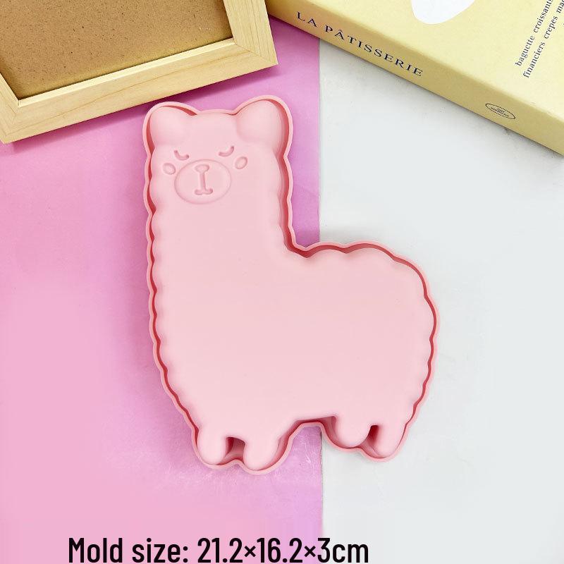 12-Cavity Braided Wavy Long Strip Gummy Mold, Crayon, Knife & Fork, Panda Mousse Pudding Mold