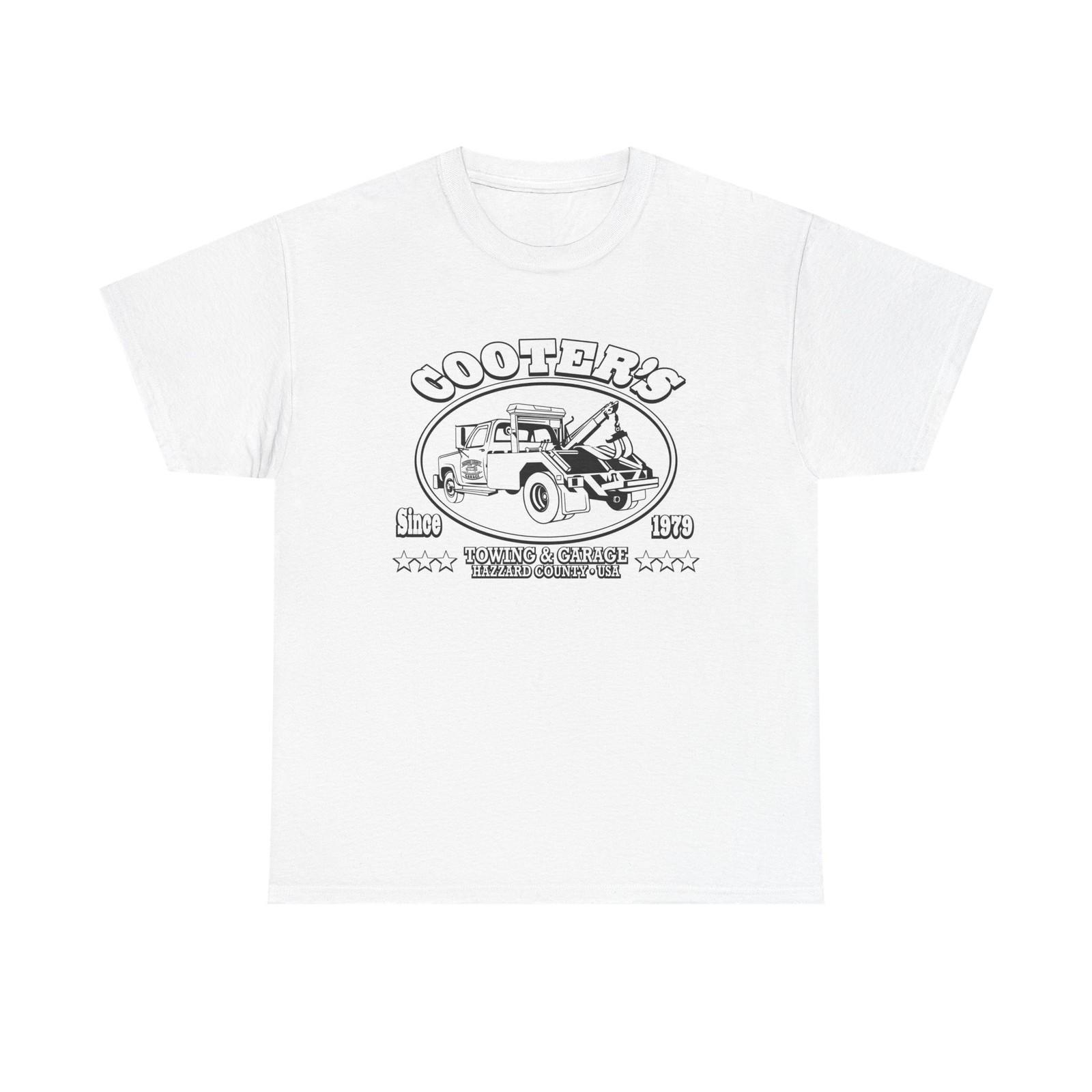 Cooters Garage Graphic T Shirt Dukes Of Hazzard Unisex Heavy Cotton Tee XXXL