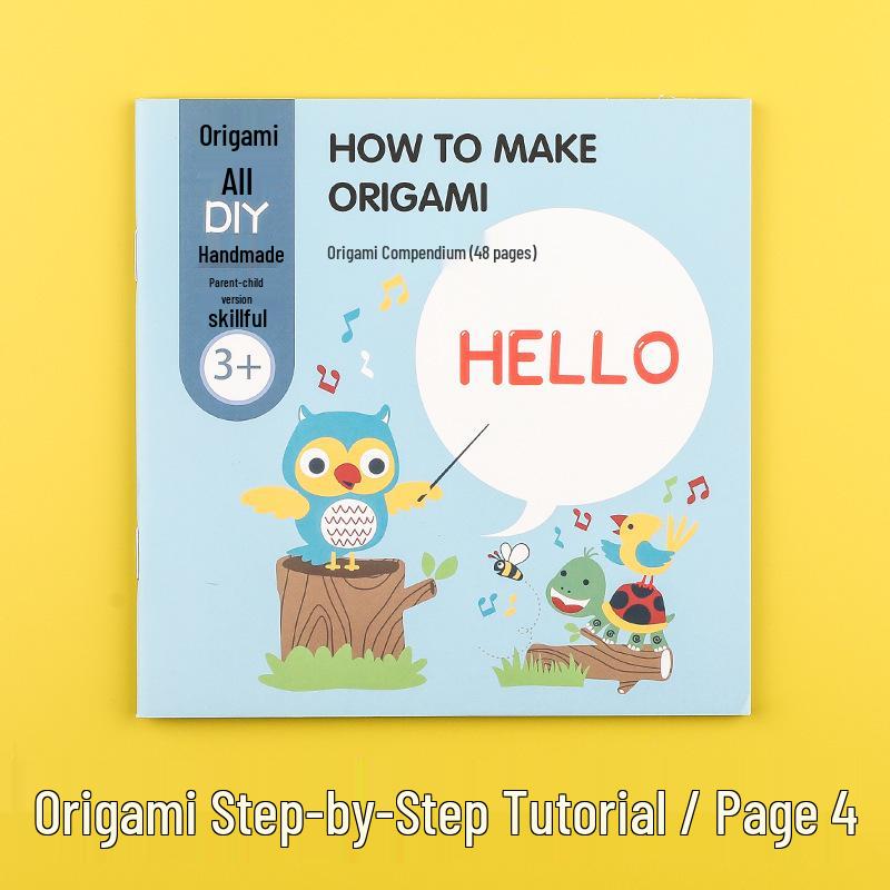 Children s A4 Colored Cardstock Origami Set