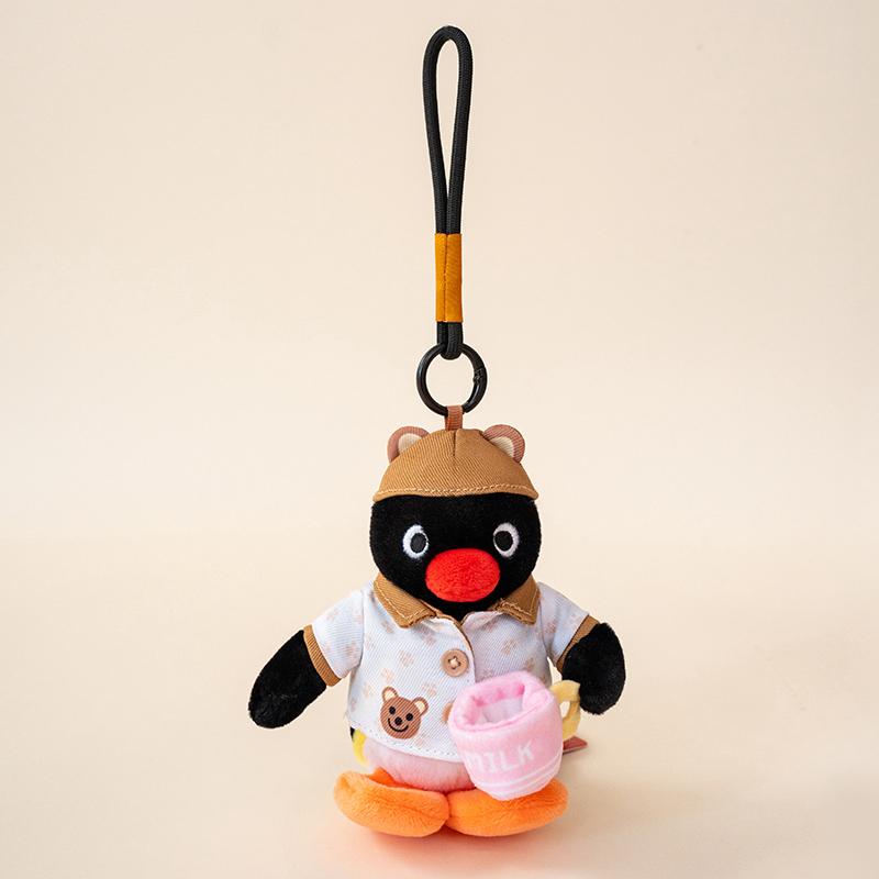 10cm INS Hot Pingu Plush Toy Lovely Stuffed Black Penguin Plushies Kawaii Animal Huggable Doll Birthday Gifts Girl Home Decor