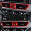A03E-Red Interior Dashboard Air Vent Outlet Decor Trim For Honda Accord 2018-
