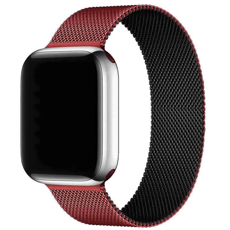 Compatibil cu Apple Watch S10 Brățară Magnetică din Oțel Milanese pentru iWatch 5-9 SE.