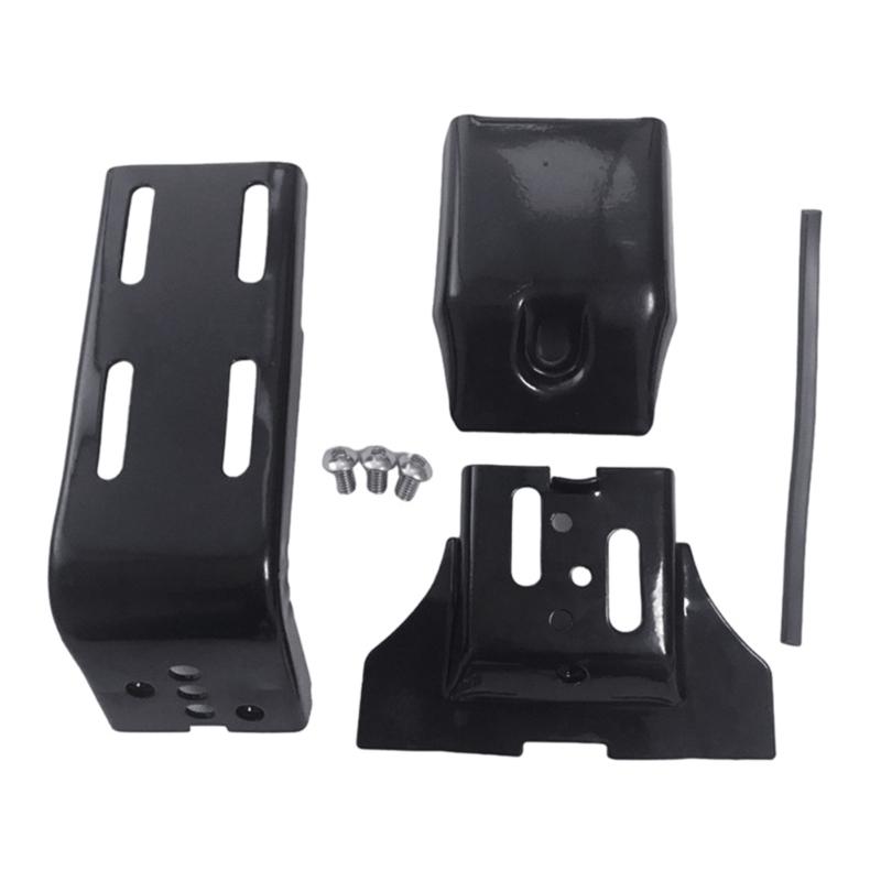 Abrazaderas de Techo para Canalones de Lluvia de Aluminio de Alta Resistencia para SUV Camión Rango de Altura 12-23 cm Ajuste Seguro No Requiere Herramienta