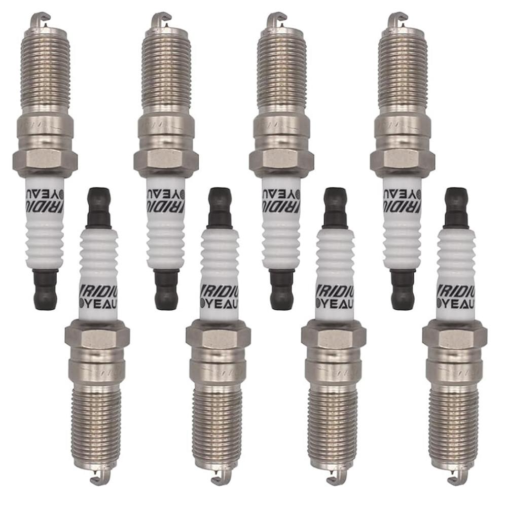 Set of 8pcs Iridium Spark Plugs For Chevrolet GMC Cadillac 5.3L 6.2L V8