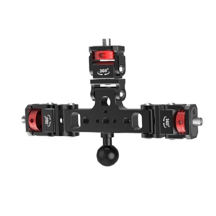 Aluminium Multifunctional Live Video Stand Support for Mobile Phone for DSLR Cameras with 1/4inch Mount Selfie Stick