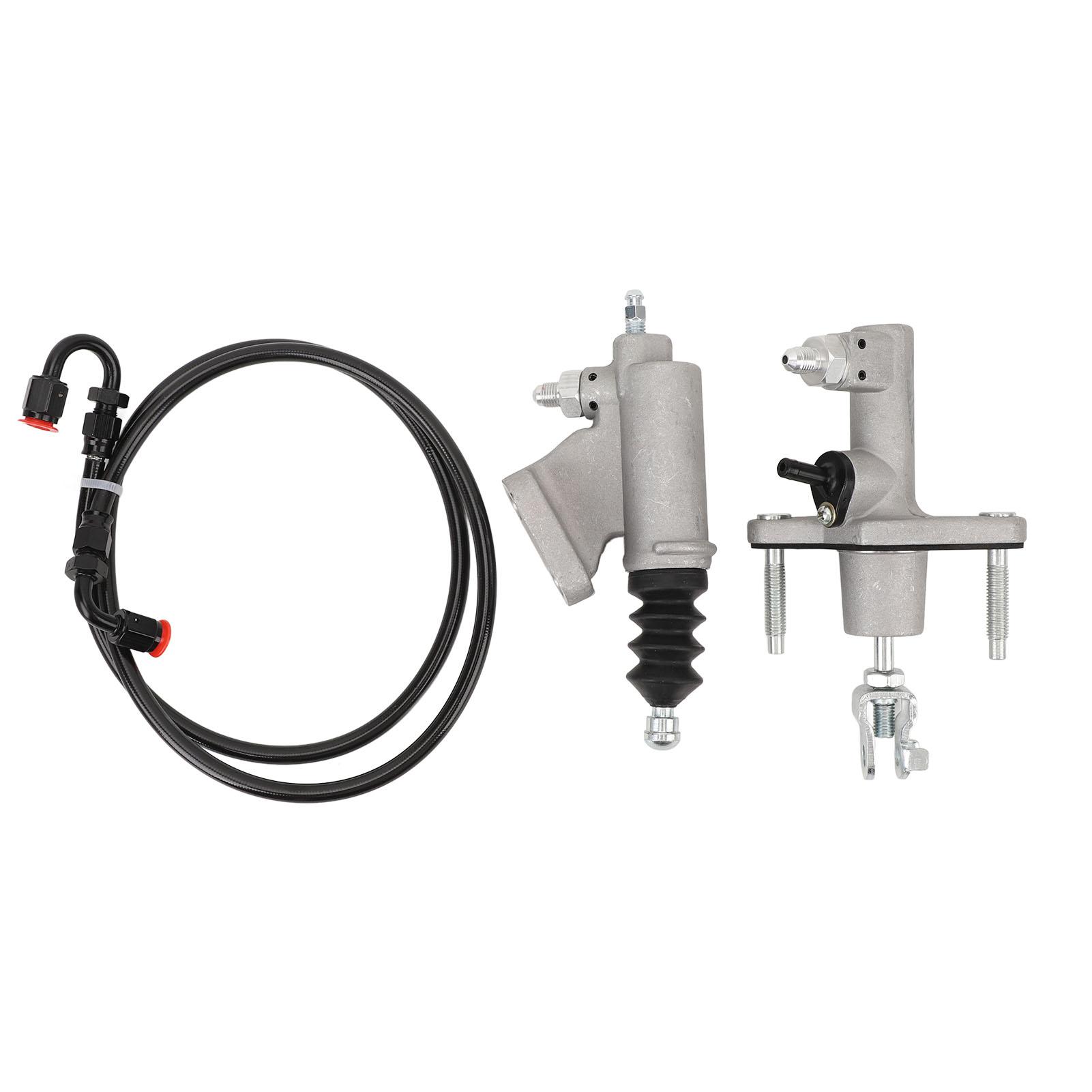 

Car Clutch Master Slave Cylinder Assembly KTD CLK KMS Master Cylinder and Slave Cylinder Assembly for Rsx Dc5 2002‑2006 серебряный