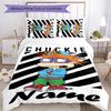 3pcs Custom Name Rugrats Bedding Set Duvet Cover Closure Includes 1 Duvet Cover & 2 Pillowcases for All Seasons Bedroom Decor