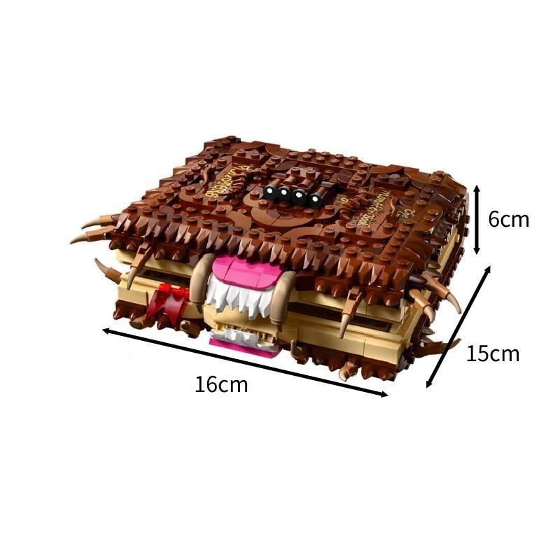 Harry The Potter Monster Book Of Monsters Building Block Model Diy Toys Creative