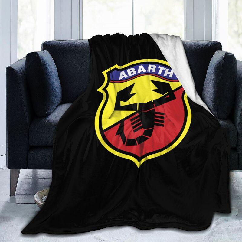 Abarth C Kühl Bequem Weiche Decke Leicht Warm Flanell Flauschige Decke für Sofa Reisen Camping Kinder und Erwachsene 152x127cm yellow