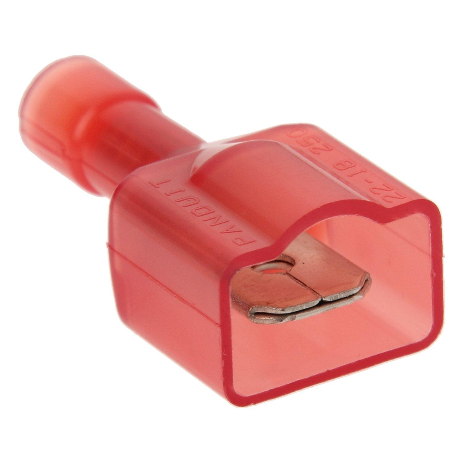 

Panduit DNF18-250FIM-L Crimp Terminal, Fully Insulated, Male, Plug-in Type