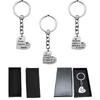 Stainless Steel Keychain With Heart Design Perfect Teacher's Day Or Graduation Gift