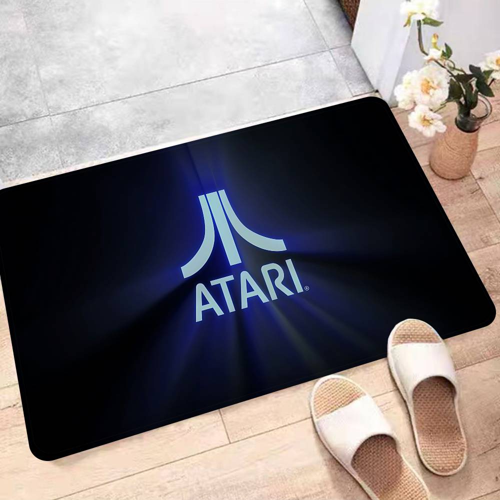 

A-Atari Logo Entrance Door Mat Nordic Style Bedroom Living Room Doormat Home Balcony Anti-Slip Modern Home Decor 40x60cm