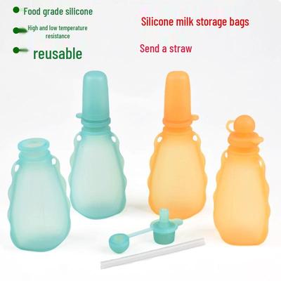 Silikon-Aufbewahrungsbeutel für Babynahrung und Milch