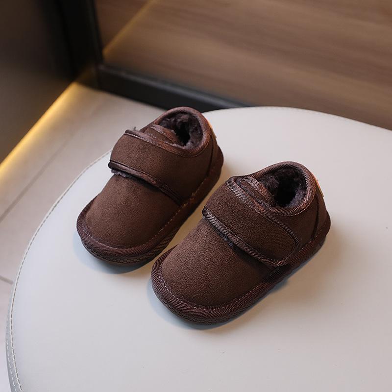 Child Boots Winter Child Warm Boot Fashiona Men's Women's Flat Bottom Velvet Comforta Versatile Girl Cotton Boots