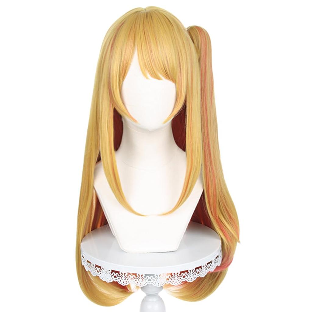 RyuuCos Oshi No Ko Hoshino Ruby Wig Cosplay Hairnet Heat Resistant Disguise Costume Present Event Halloween Christmas School Festival Cultural