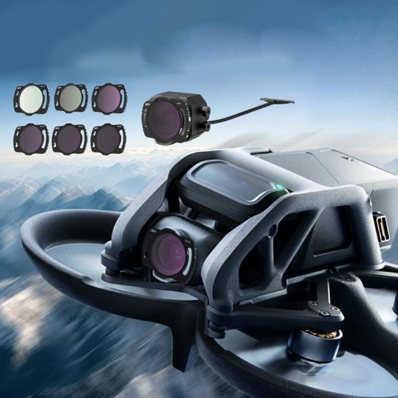 Essential Aluminum Frame Camera Optical Glass Filter For Avata O3 Diverse Shoot Needs Feature ND8/ND16/ND32/ND64/ND1000