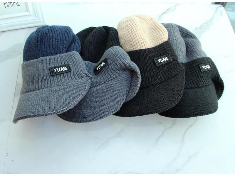 Men's Warm Wool Hat with Ear Protection for Seniors