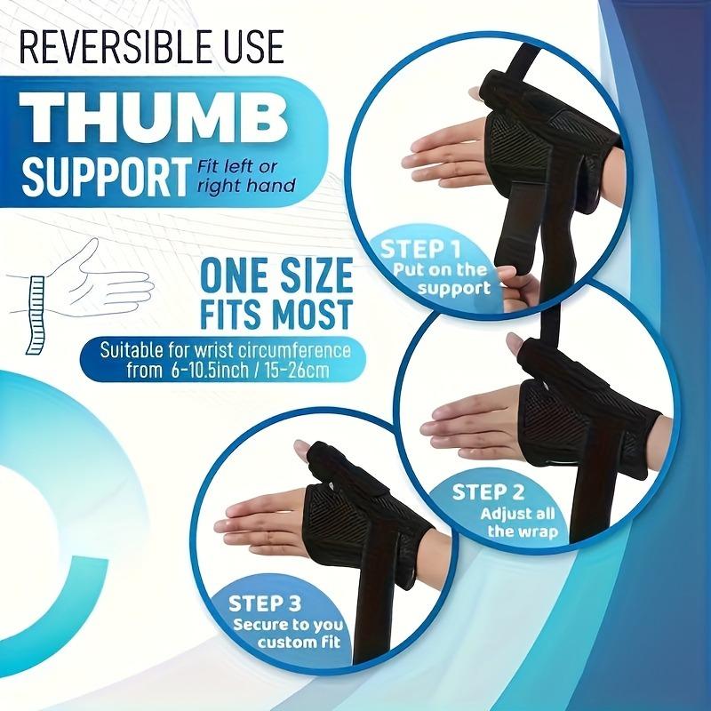 Adjustable Thumb And Wrist Support Brace - Breathable And Comfortable Fit - Unisex Design Suitable for And Everyday Use - Available In Various Colors