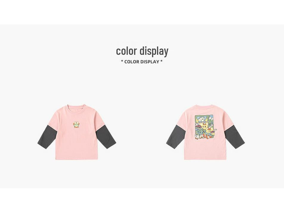 Dudu Family Kids Pure Cotton Two-Piece Style T-shirt - Trendy Spring Outfit for Boys & Girls