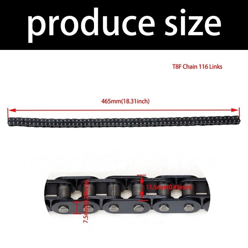 Drivetrain Service T8F Transmission Chain for Small Powersports Maintenance, Repair Tasks, and Chain Change Work