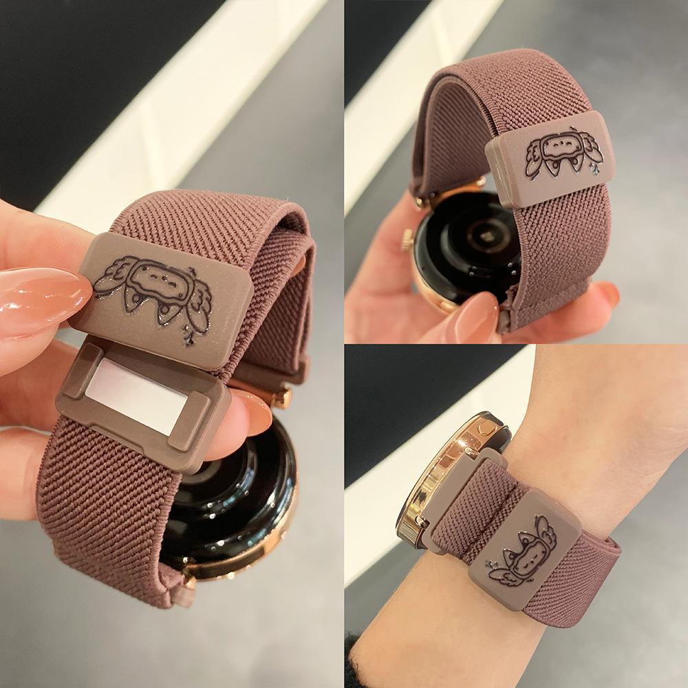 

Підходить для годинника Huawei GT5 GT4 Ремінець watch4/3/2Pro Крила Графіті Плетений нейлоновий Магнітна застібка Self-test: 20mm