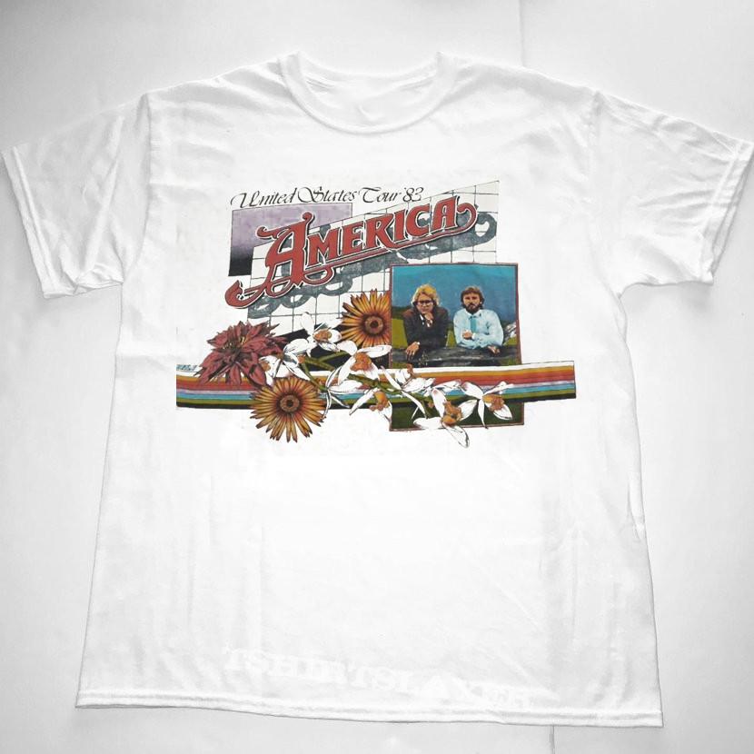 1983 AMERICA BAND CONCERT TOUR Gift For Fan S to 5XL T-shirt Unisex T-Shirt XL