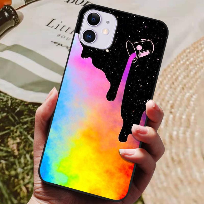For Apple iPhone 12 pro max Case Silicon Back Cover Phone Case For iPhone 12 Mini pro Max 12Pro Soft Case luxury Fundas Cases