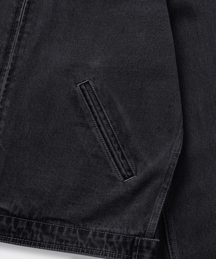 Musinsa Standard Denim Work Jacket [Washed Black]