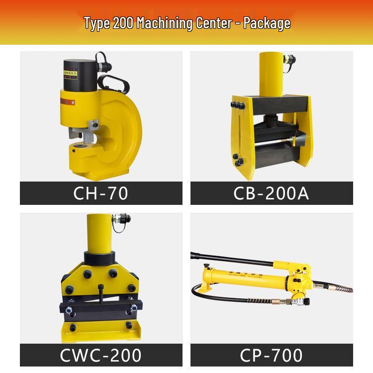 Portable Multi-Functional Busbar Machine: Hydraulic Punching, Bending & Copper Bar Processing