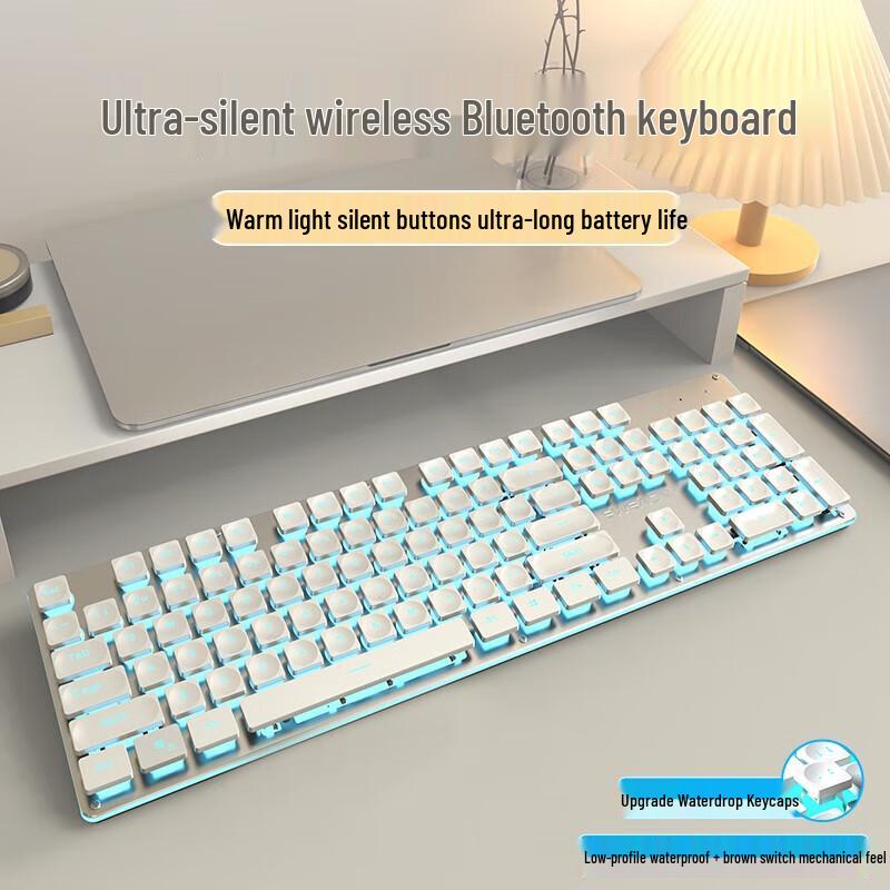 Pioneer X7S Dual-Mode Wireless Keyboard with Blue Backlight