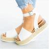 New Women's Shoes Hemp Rope Wedge Heel Light Bottom Fish Mouth Sandals Women