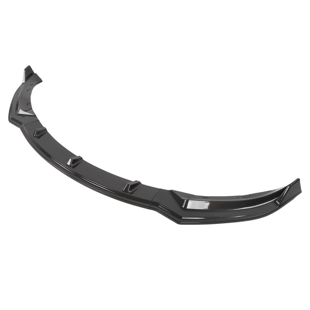 3pcs Front Bumper Lip Spoiler Trim Protection Carbon Fiber Style Replacement for Tesla Model 3
