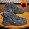 Men's Winter Snow Boots Outdoor Velvet Cold-resistant Ankle Boots Trendy High-top Thick Warm Cotton Shoes for Men Walking Shoes