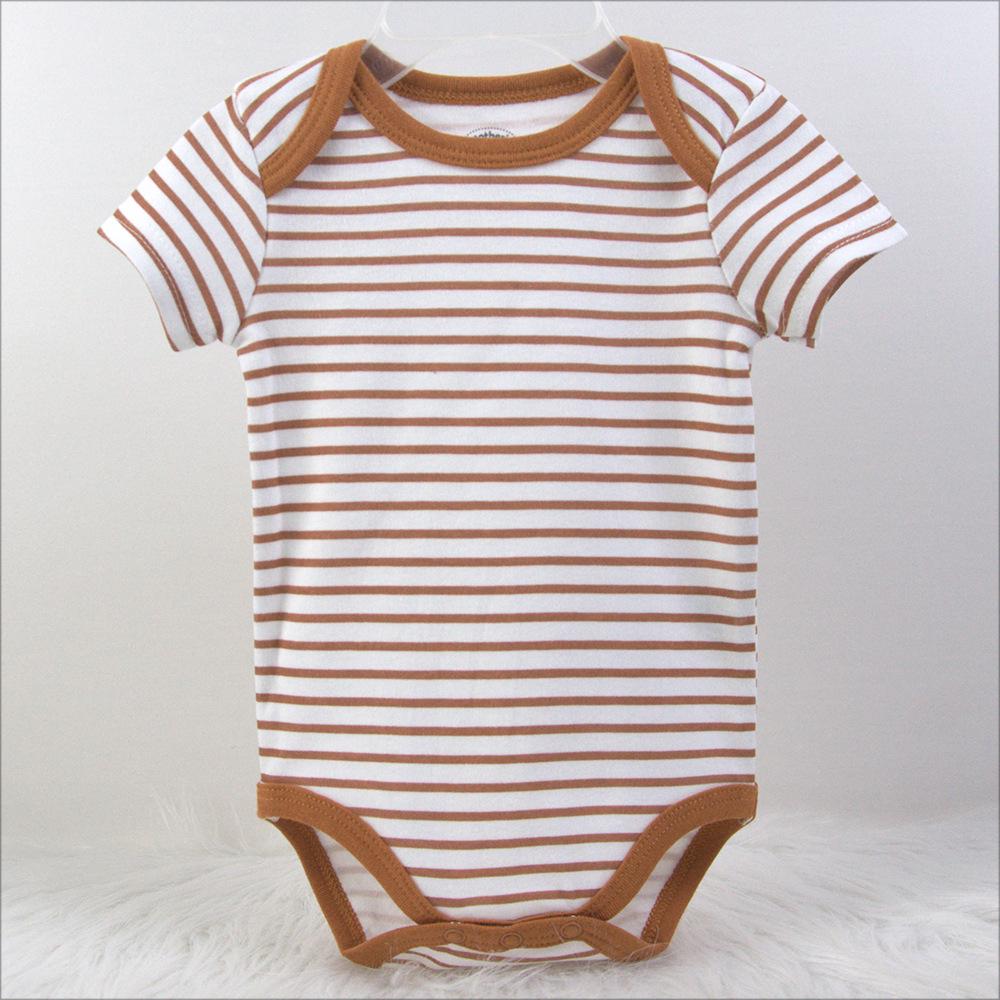 Nieuwgeboren Katoenen Driehoek Baby Bodysuits om te Kruipen