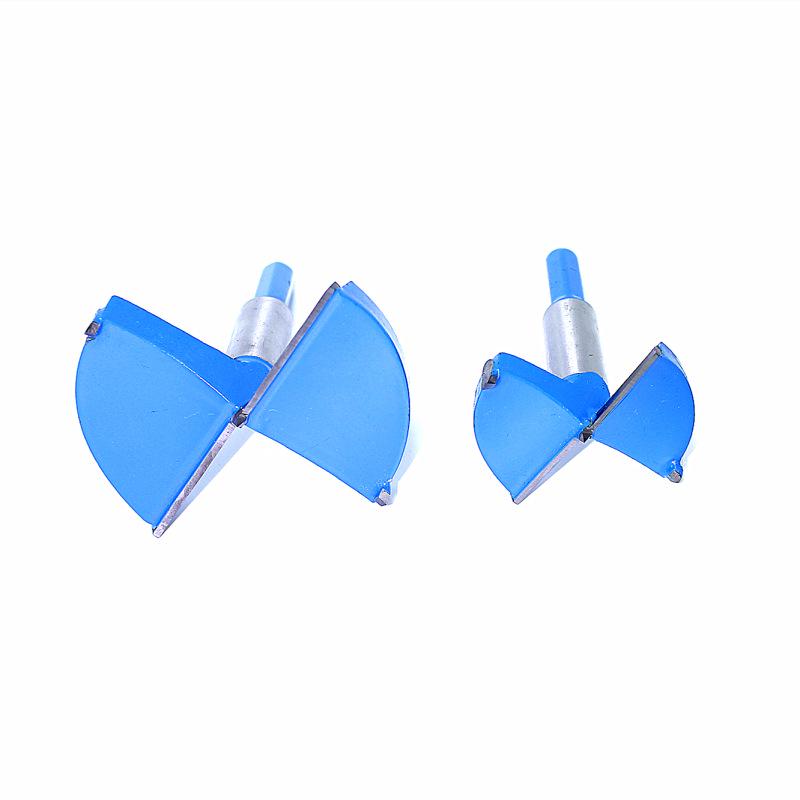 Blue Alloy Blade Hinge Hole Opener for Woodworking