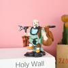 4pcs Creative Cartoon Image Sun Wukong Figurine Doll Monkey King Journey To The West Home Decoration Resin Crafts Decorations