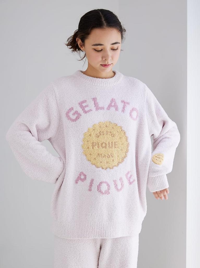 Powder Biscuit JQD Pullover PWNT245180 PNK Free Size [Gelato Pique] Women's