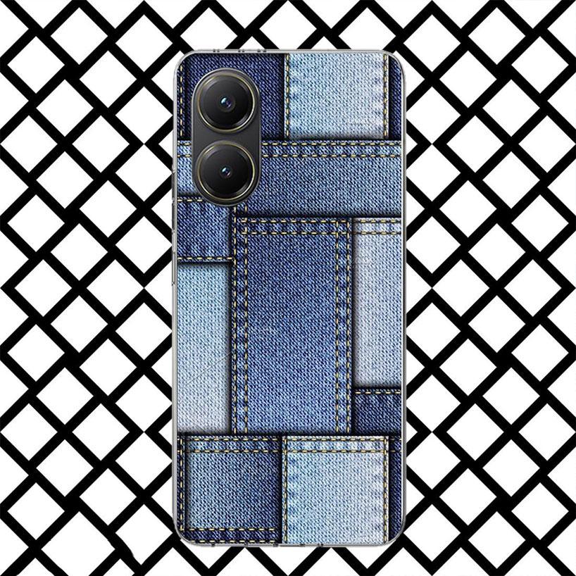 

Retro Denim Embrpoidery Phone Case for Xiaomi Poco F7 Ultra X7 X6 X5 Pro X4 Gt M8 M7 Redmi 15 15C 13 13C 12 12C Soft Cover Funda Redmi 9A