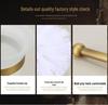 Nordic Copper Antique Twist Towel Rack Set - Bathroom Accessories & Storage