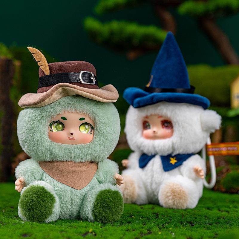 Cute Werewolf Killing Game Vinyl Face Plush Toy Colorful Stuffed Doll Kid Creative Gifts Hang Bag Prophet