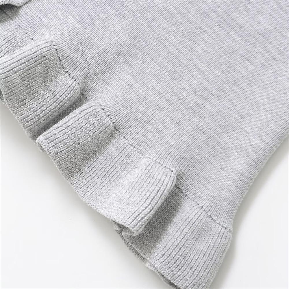 2025 Spring/Summer Women's Sleeveless Layered Knit Top - Simple, Versatile, Round Neck Design