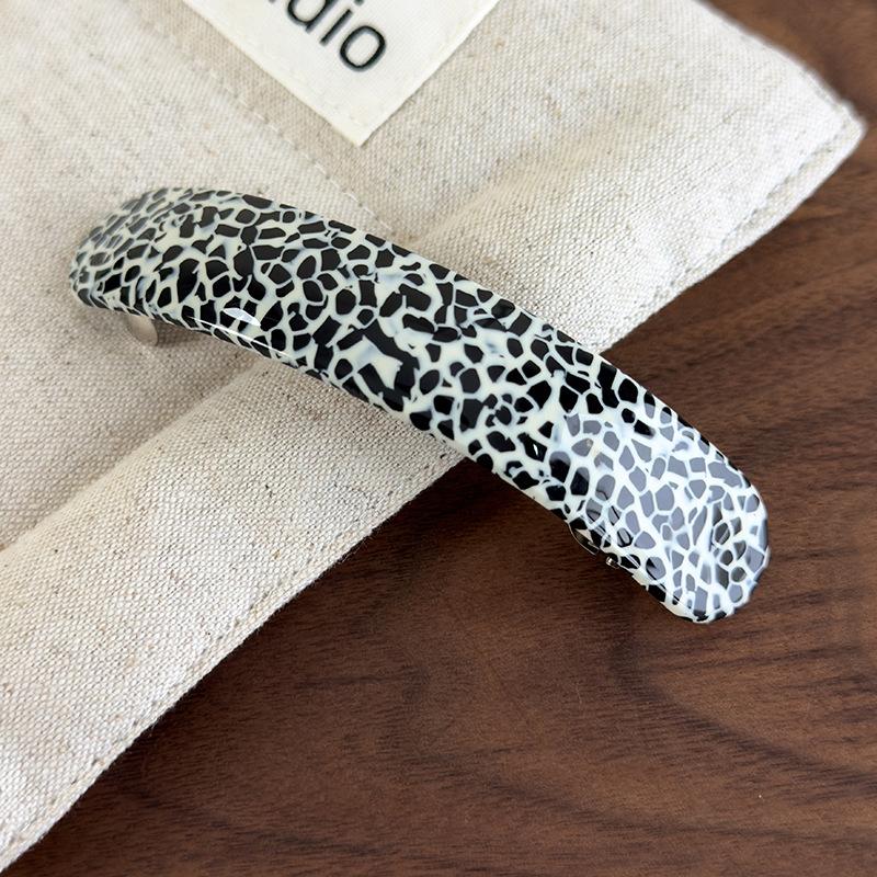 Retro Bogenform Acetat Haarnadeln Federklemme Bunte Haarspangen für Frauen Elegant Exquisit Haarspangen Mode Haarschmuck