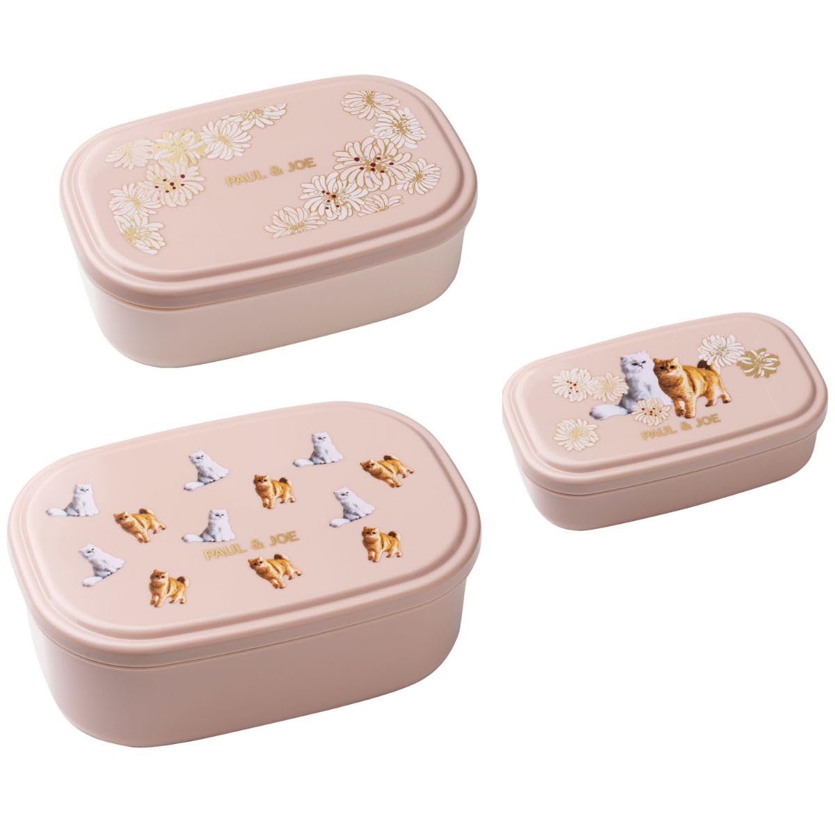 

Lunch Box Set Paul Joe Break Time Marks Classic Rose 3-Piece & PAJB-DBX02-CL розовый