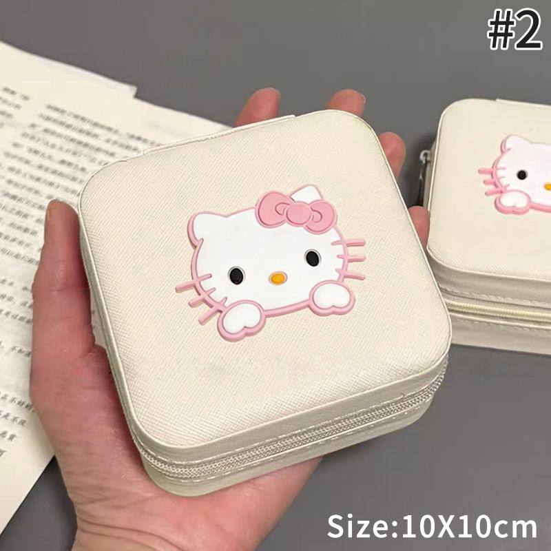 

Leather Jewelry Box Earrings Necklaces Rings Storage Box Travel Portable Ring Box Jewelry Organization Girls Gifts
